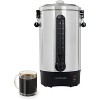 HomeCraft HCCU100SS 100-Cup Coffee Urn and Hot Beverage Dispenser with Dripless Faucet, Quick-Brewing, Stainless Steel - 3 of 4
