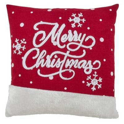 Comfy Hour Merry Four Christmas Bell Xmaswiease Accent Pillow Throw Pillow Fashionable Cushion 14x8x5 14x8x5 21314 Red 