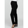 PinkBlush Black Pleated Relax Fit Maternity Pants - 3 of 4