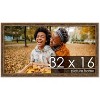PosterPalooza | Panoramic Textured Gold Picture Frame - UV Acrylic, Foam Board Backing, Hanging Hardware - 2 of 4