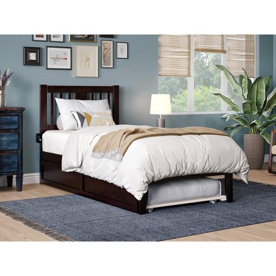 AFI Furnishings Tahoe Platform Bed T with T Trundle ES