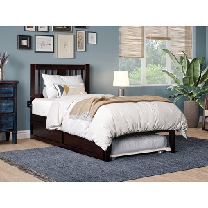 AFI Furnishings Tahoe Platform Bed T with T Trundle ES - 1 of 4