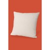 Fursat Ivory Throw Pillow with Insert, 18X18 - 3 of 4
