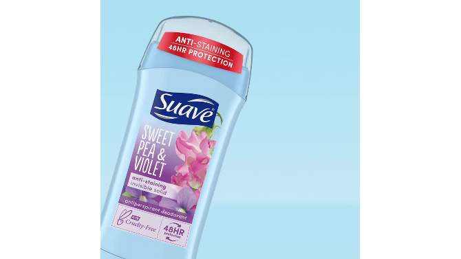 Suave Sweet Pea & Violet 48-Hour Antiperspirant & Deodorant Stick, 2 of 11, play video