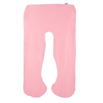Cotton U-Shaped Body Pillow Cover Pink - Yorkshire Home