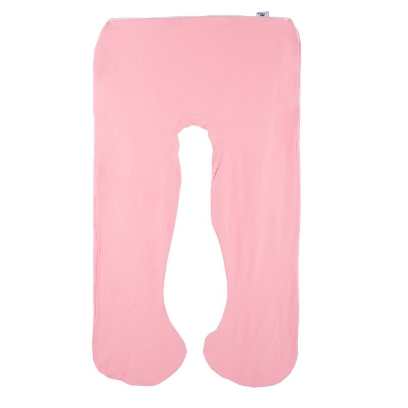 Cotton U-Shaped Body Pillow Cover Pink - Yorkshire Home, 1 of 5