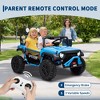 24V Ride on Car with Remote Control, 2 Seater Ride on Toy for Kids, Kids Electric Vehicles, Spring Suspension - 4 of 4