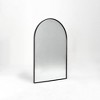 Whisen 30x40 Inch Arched Bathrrom Wall Mirror, Premium HD Glass, Brushed Aluminum Frame - 4 of 4