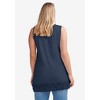 ellos Plus Size Lace Hem Tunic Tank - 3 of 4