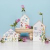 Pavilion Gift Company - Happy Place - 5.5" MDF House Plaque with Vase - Wall Sign Panels - 4 of 4