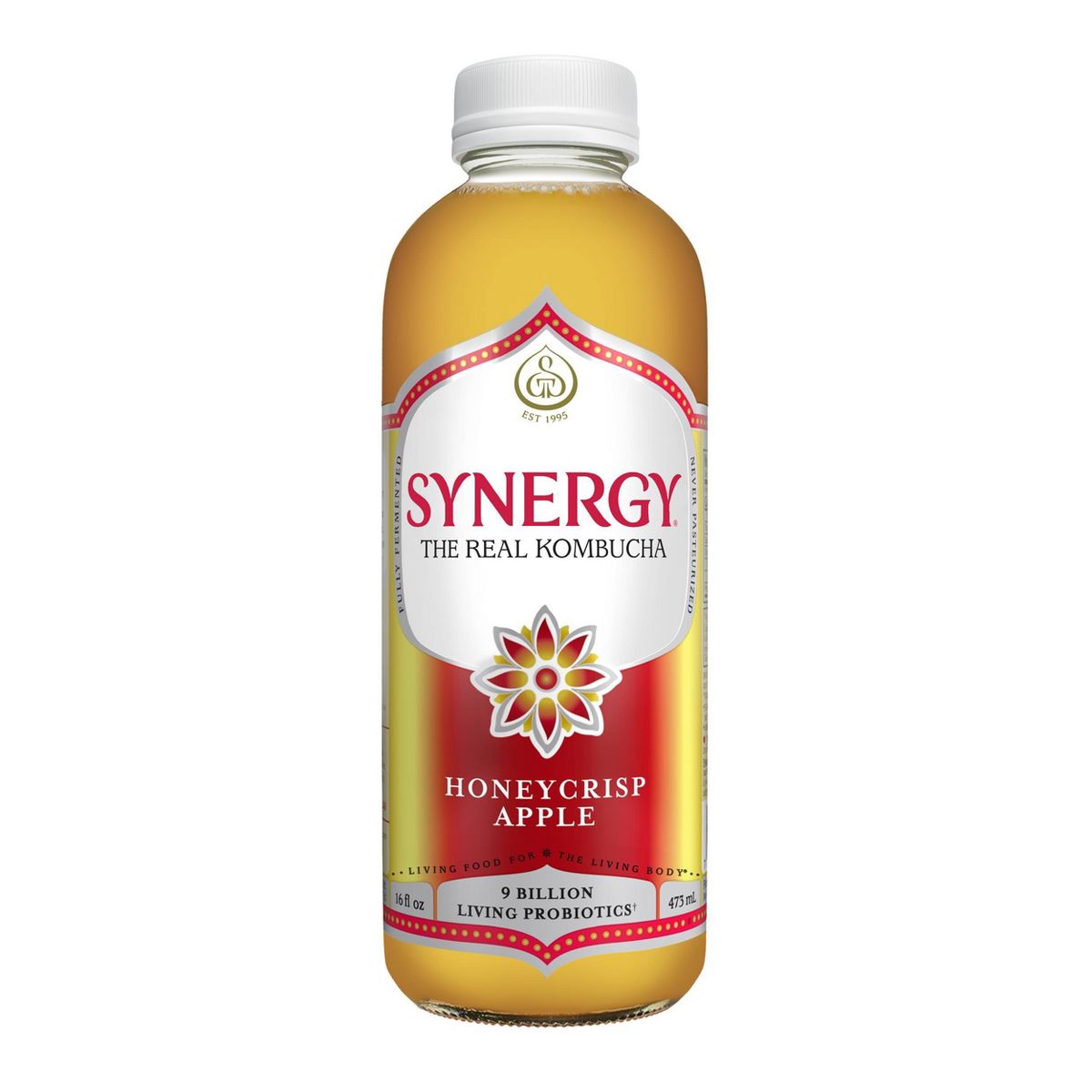 GT's Honeycrisp Apple Kombucha - 16 fl oz: Organic, Gluten-Free, Vegan