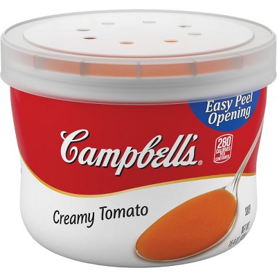 Campbell's® Creamy Tomato Soup Microwaveable Bowl 15.4 Oz : Target