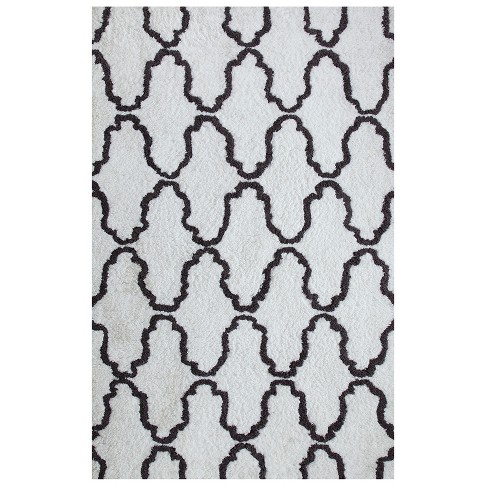 Superior Beu Bohemian Diamond Trellis Indoor Area Rug, Slate, 5' x 8