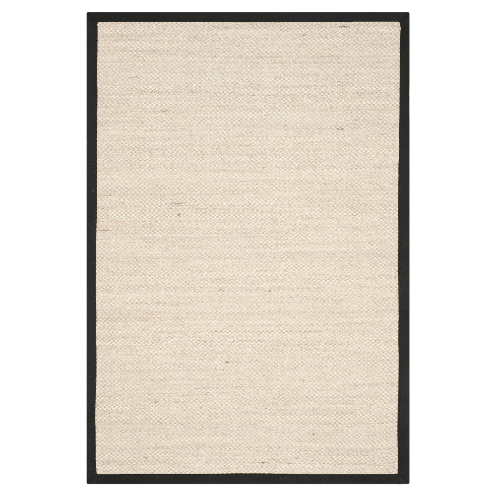 Natural Fiber Rug - Marble/Black - (3'x5') - Safavieh
