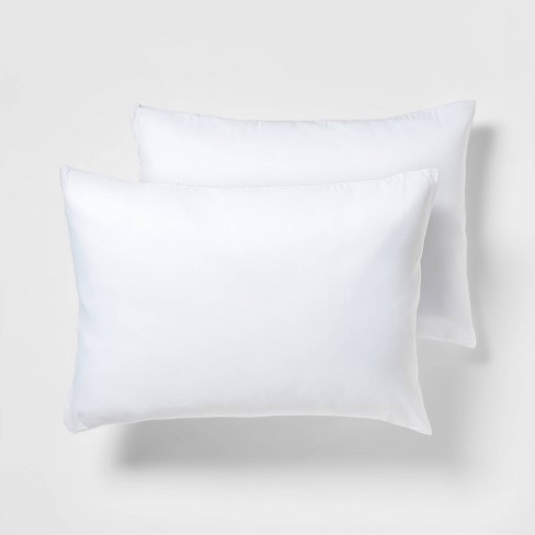 100% Cotton Zippered Pillow Protector, 2 Pack, Standard/Queen, White, 2  Count