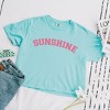 Simply Sage Market Women's Sunshine Block Short Sleeve Relaxed Fit Cropped Tee - 3 of 3