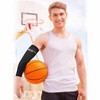 Copper Joe Compression Arm Brace Copper Infused Sleeve for Arms Forearm Bicep Tennis Elbow Basketball Golf Arthritis and Tendonitis - image 3 of 4