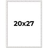 PosterPalooza | Textured White Picture Frame - UV Acrylic, Foam Board Backing, Hanging Hardware - 2 of 4