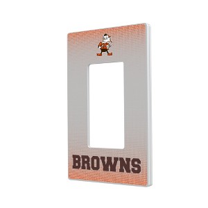 NFL AFC Historic Teams Linen Hidden-Screw Light Switch Plate for Single Rocker - 1 of 4