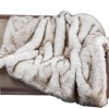 Aoibox Ultra-Soft Faux Fur Throw Blanket, Super Thick & Warm Reversible Plush Blanket for Couch, Bed, Sofa, Cozy Winter Fuzzy Elegant Mink Blanket - 2 of 4