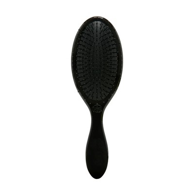 Detangler, Black, Soft, Flexible Bristles, Detangling Brush for Wet or Dry Hair