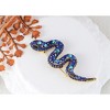 Anna-Kaci Crystal Rhinestone Snake Brooch Necklace for Halloween and Cosplay - 3 of 4