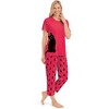 Collections Etc Peeking Kitten Capri Pj Set - 4 of 4