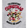 Men's - Disney - Celebrating Christmas Mickey Minnie Goofy Pluto Donald and Daisy Graphic Fleece Sweatshirt - 2 of 4