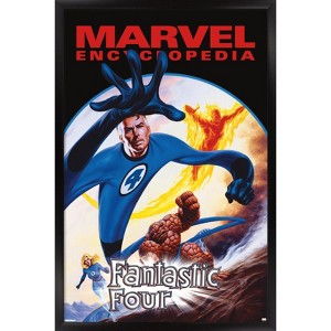 Trends International Marvel Publishing: Fantastic Four - Fantastic Four Encyclopedia Framed Wall Poster Prints - 1 of 4