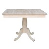 International Concepts 36 inches x 36 inches Square Top Pedestal Table  - 29.9 inchesH - 3 of 4