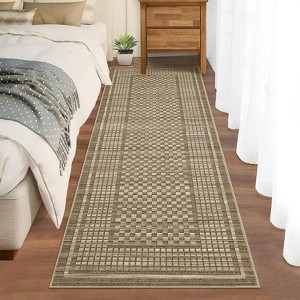 TackView Washable Rug Runners for Hallways Non Slip Runner Modern Non Slip Kitchen Rugs Farmhouse Entryway Rug - 1 of 4