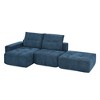 NicBex Couches for Living Room L-shape Modular Linen Sectional Sofa Couch Modern Upholstered Wide Deep Seat Convertible Couch Set - 2 of 4