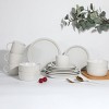 TABLE 12 Dinnerware Set 16 Pc Microwave and Dishwasher Safe, White - image 2 of 4