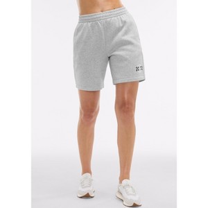 Peloton Unisex 5 Inch Soft Fleece Sweatshort, Heather Grey - 1 of 4
