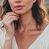 Ross-Simons 1.00 ct. t.w. Moissanite Station Necklace in Sterling Silver - 2 of 3