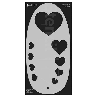 Hearts Makeup Stencil Halloween Costume Makeup