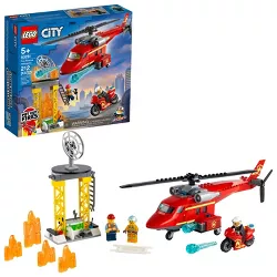 LEGO City Fire Rescue Helicopter Building Kit 60281