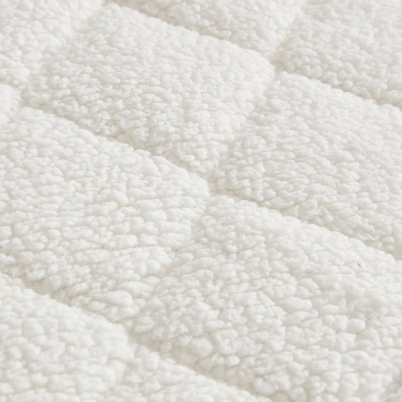 Electric Heated Faux Shearling Mattress Pad - Woolrich, 6 of 9