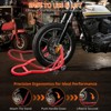 Motorcycle Stand Lift - 900lbs Front & Rear Combo Universal Motorcycle Stands | Compatible With Most Yamaha Honda Kawasaki Suzuki BMW Motorcycles - 2 of 4