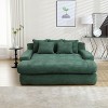 CENGHU Chenille 2-seater Lazy Sofa Bed, Comfy Sofa- Deep Seat Couch, Sleeper Sofa - 3 of 4