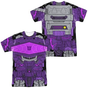 Popfunk Transformers Shockwave Front-Back Print Adult Sublimated Costume T-Shirt - 1 of 4