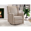 Delta Children Mercer Electronic Power Recliner and Swivel Glider with USB Port - 3 of 4