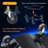 Car Dolly 4 Pack, Total 6000lbs High Load Bearing, Antiskid Plate Design, All-Direction Rotatable Wheel, 12’’x16’’ - 3 of 4