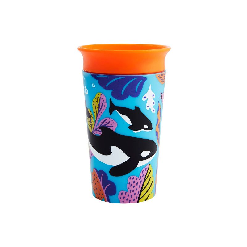 Munchkin Miracle 360&#176; Wild Love Sippy Cup - 2pk - 9oz  Orca/Polar, 5 of 8
