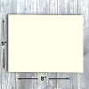 Hamilco Blank Index Cards 5 x 8 Card Stock 100lb Cover Cream Cardstock Paper - 100 Pack - 3 of 4