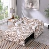 NicBex Modern Convertible Sleeper Chair,Pull-out Sofa Bed with Adjustable Back,Soft Couches with Sturdy Wood Frame for Living Room,Light Brown - 2 of 4