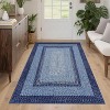 Modern Washable Area Rug - Soft Non-Slip Stain Resistant Carpet for Living Room, Bedroom, Nursery - 3 of 4
