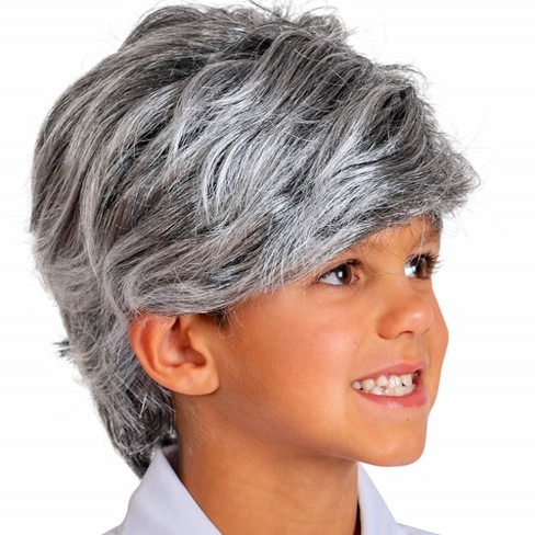 Toddler grey store wig