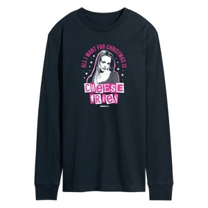 Men's - Mean Girls - Christmas Cheese Fries Long Sleeve Graphic T-Shirt - 1 of 4