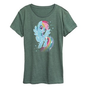 Women's - My Little Pony - Dash Star Fade Short Sleeve Graphic T-Shirt - 1 of 4